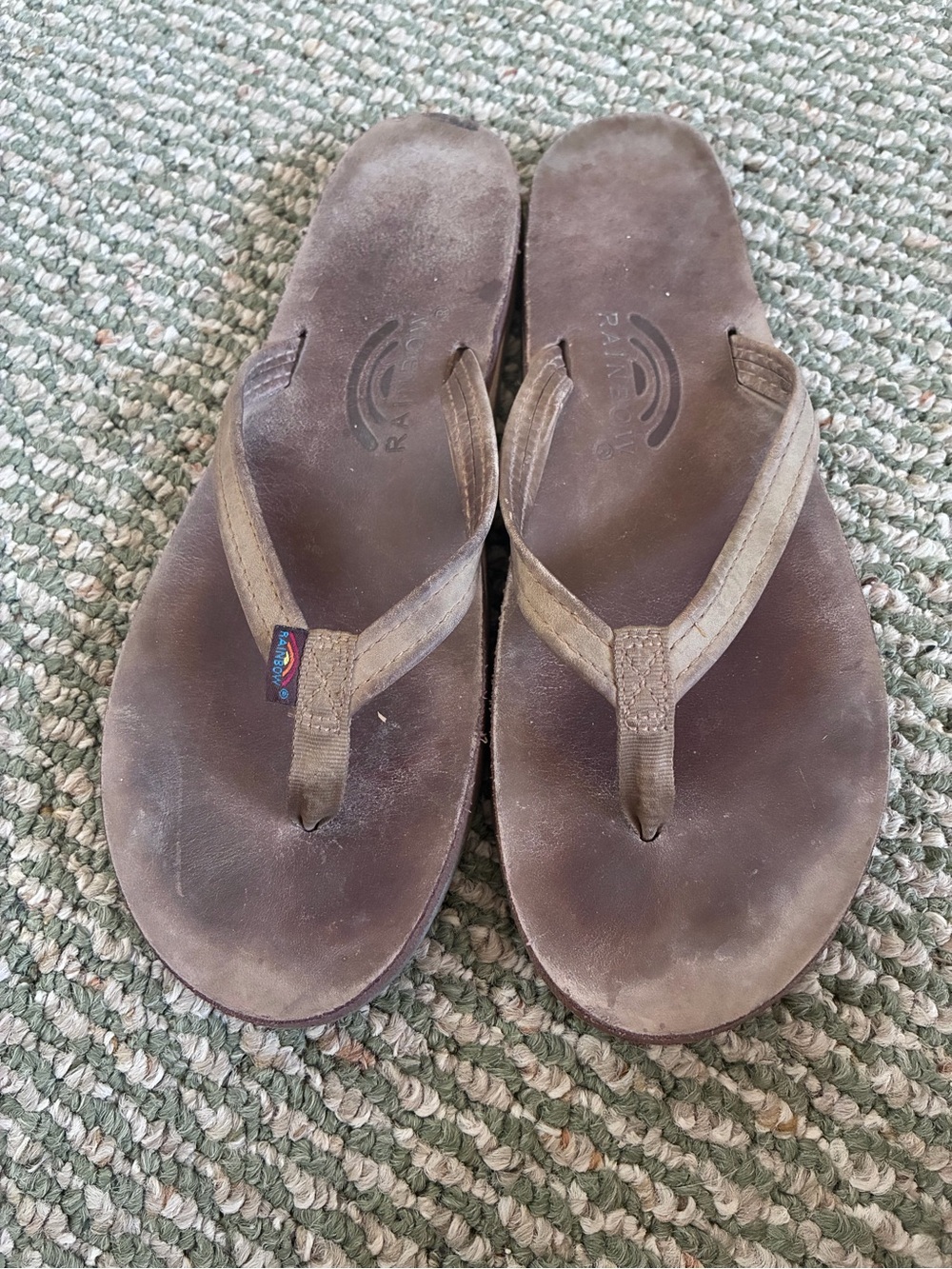 😎 Women’s Rainbow single layer narrow strap sandals - Picture 2 of 9